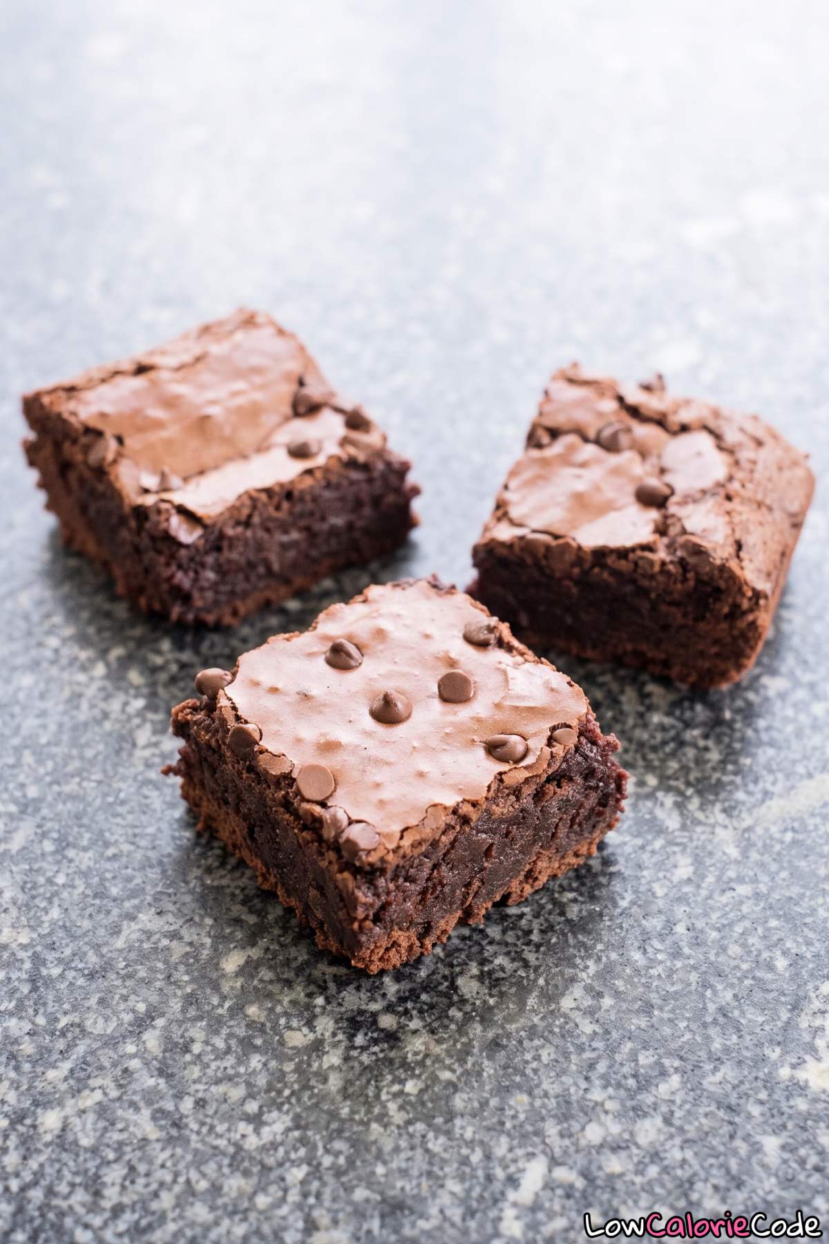 Light and moist cottage cheese brownies