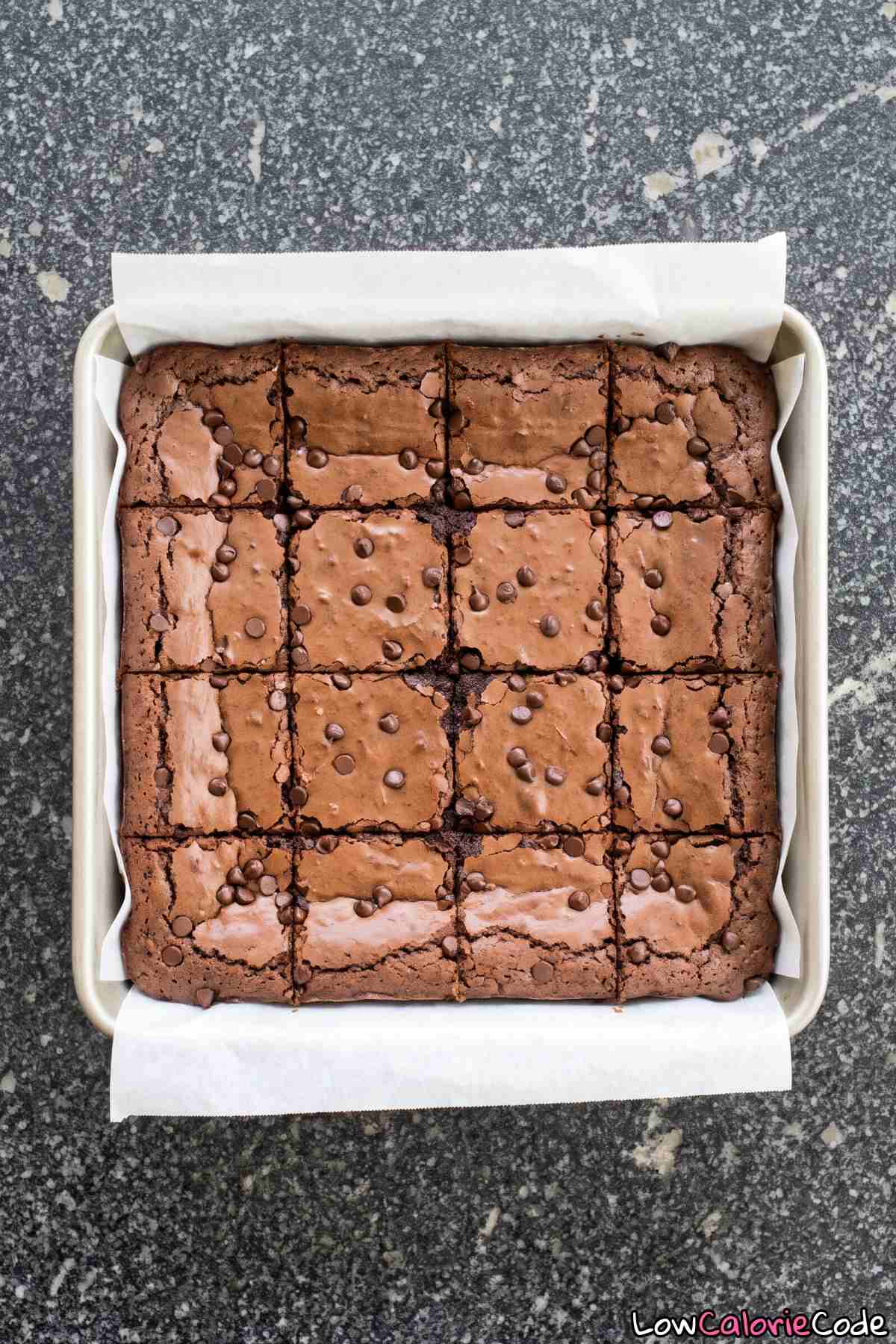 Soft cottage cheese brownies squares