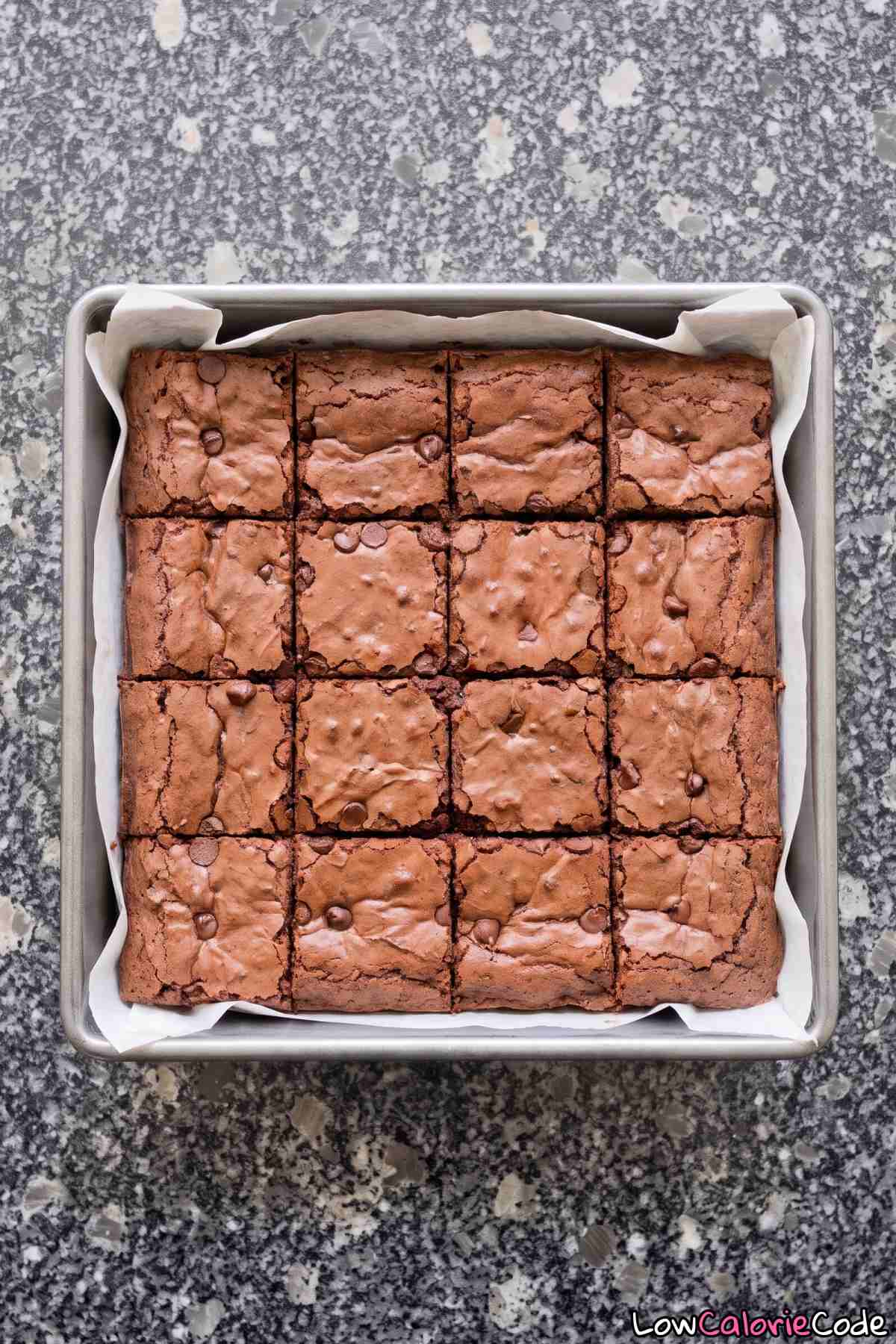 Healthy Greek yogurt brownies on a plate