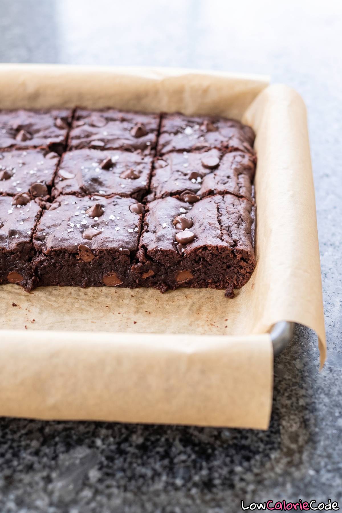 Fresh baked sweet potato brownies