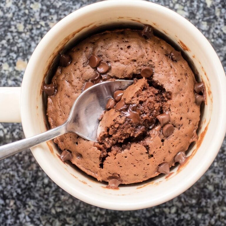 Low Calorie Mug Brownie