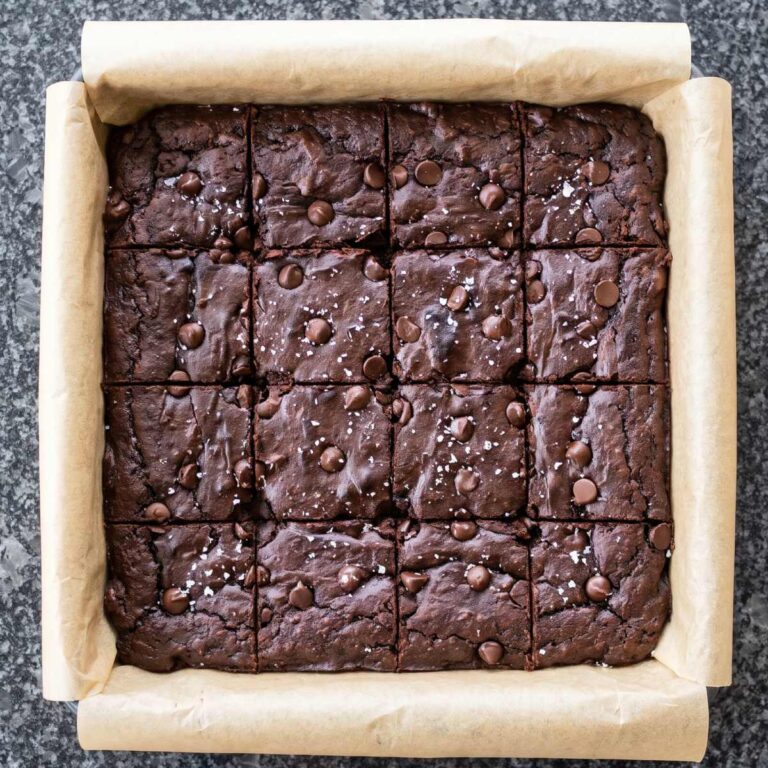 Low Calorie Sweet Potato Brownies